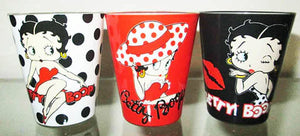 Betty Boop Shot Glasses Set of 3
