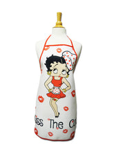 Load image into Gallery viewer, Betty Boop &quot;Kiss the Cook&quot; Apron
