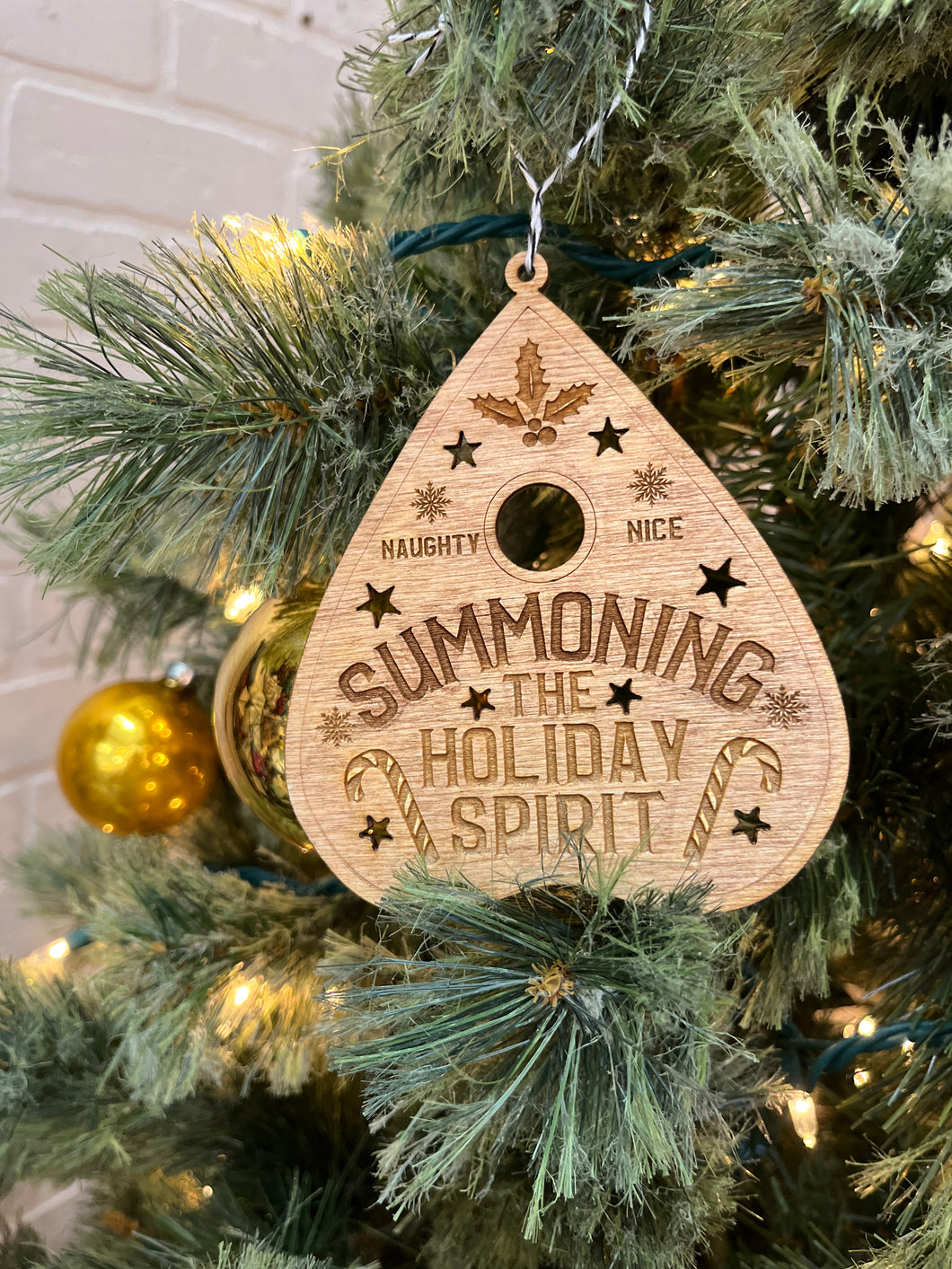 Summing the Holiday Spirit Ornament