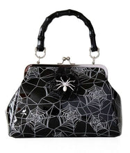Load image into Gallery viewer, Spiderweb Brooch Handbag
