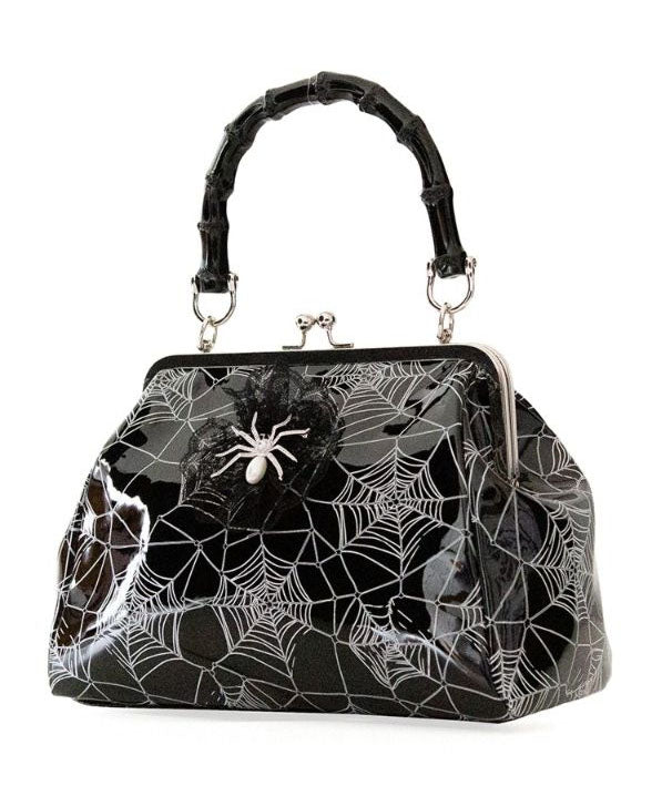 Spiderweb Brooch Handbag