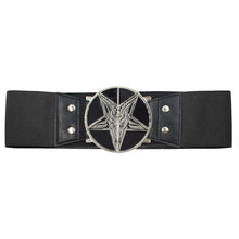 Load image into Gallery viewer, Baphomet Elastic Waist Fashion Belt
