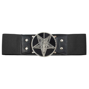 Baphomet Elastic Waist Fashion Belt