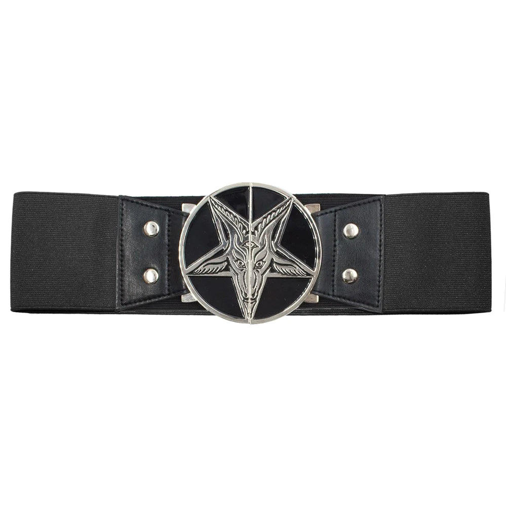 Baphomet Elastic Waist Fashion Belt