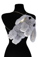 Load image into Gallery viewer, Bling Fluffy Bunny Purse- More Colors Available!
