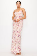 Load image into Gallery viewer, Blush Floral Maxi Slip Dress

