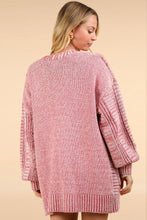 Load image into Gallery viewer, Two Tone Brick Oversized Cardigan
