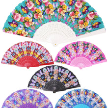 Load image into Gallery viewer, Butterfly Frenzy Hand Fan- More Colors Available!
