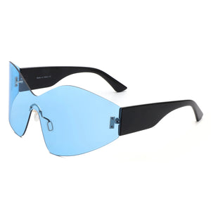 Rimless Wraparound Y2K Sport Sunglasses- More Styles Available!
