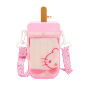 Hello Kitty Popsicle Water Bottle Crew Socks Set of 2