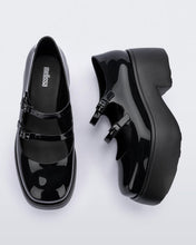 Load image into Gallery viewer, Black Farrah Double Buckle Mary Jane Shoes
