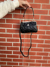 Load image into Gallery viewer, Kuromi Quilted Kisslock 2-Way Shoulder Purse
