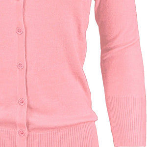 Pink Oversized Cardigan
