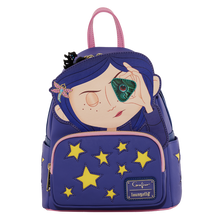 Load image into Gallery viewer, Coraline Stars Cosplay Glow In The Dark Mini Backpack
