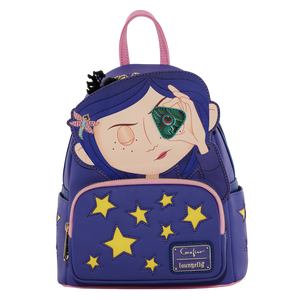 Coraline Stars Cosplay Glow In The Dark Mini Backpack