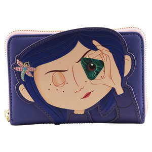 Coraline Stars Cosplay Glow Zip-Around Wallet