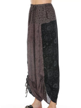 Load image into Gallery viewer, Black Celestial Patchwork Drawstring Pants
