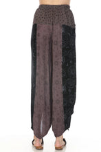 Load image into Gallery viewer, Black Celestial Patchwork Drawstring Pants
