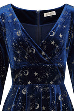 Load image into Gallery viewer, Luna Celestial Glitter Swing Dress
