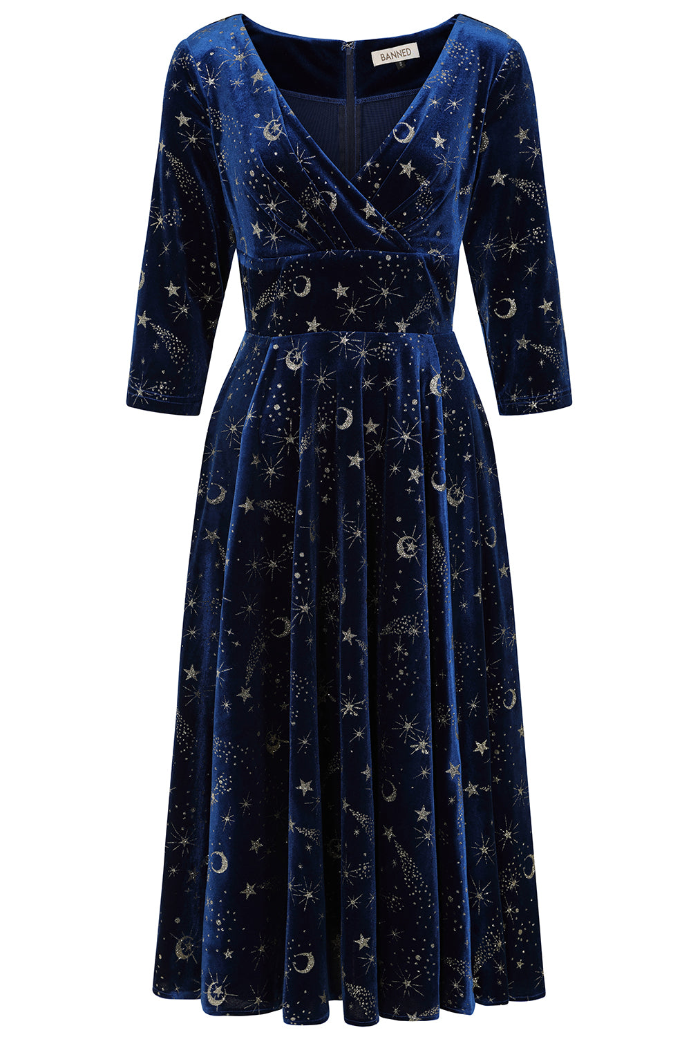 Luna Celestial Glitter Swing Dress