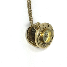Load image into Gallery viewer, Compass Locket Necklace

