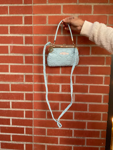 Cinnamoroll Quilted Kisslock 2-Way Shoulder Purse