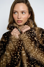 Load image into Gallery viewer, Doe Bambi Long Faux Fur Jacket
