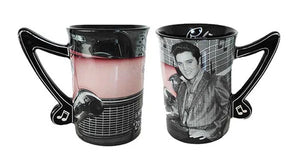 Elvis Pink Caddy Music Note Mug