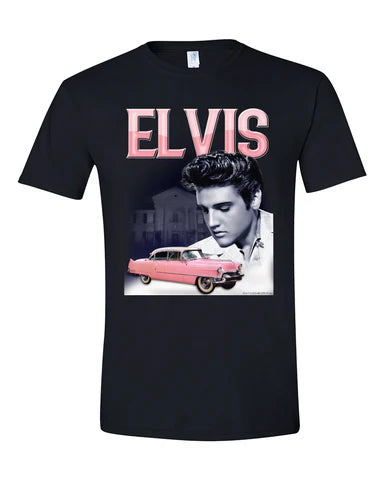 Elvis Pink Caddy Tee