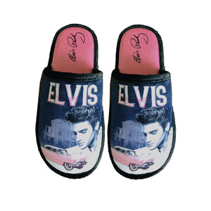 Elvis Pink Caddy Slippers