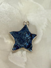 Load image into Gallery viewer, Druzy Star Sterling Silver Pendant
