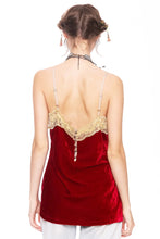 Load image into Gallery viewer, Red Velvet Dreams Cami Top
