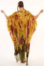 Load image into Gallery viewer, Forest Goddess Floral Velvet Burnout Kimono

