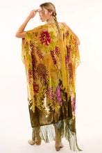 Load image into Gallery viewer, Forest Goddess Floral Velvet Burnout Kimono

