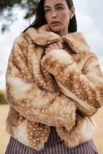 Load image into Gallery viewer, Fawn Bambi Short Faux Fur Jacket
