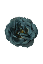 Load image into Gallery viewer, Teal XL Rose Hair Flower
