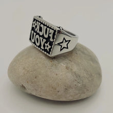 Load image into Gallery viewer, "F*ck You" Statement Ring
