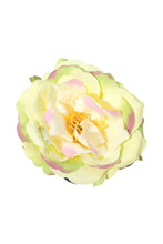 Load image into Gallery viewer, Cream Green Lilac XL Rose Hair Flower
