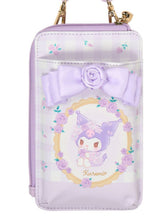 Load image into Gallery viewer, Kuromi Dolly Rose Smartphone Shoulder Bag
