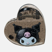 Load image into Gallery viewer, Kuromi Mini Hearts Hair Clip Set of 4
