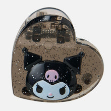 Load image into Gallery viewer, Kuromi Mini Hearts Hair Clip Set of 4
