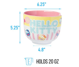 Hello Kitty Pastel Ramen Bowl