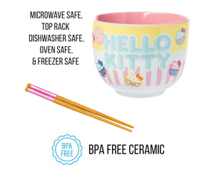 Hello Kitty Pastel Ramen Bowl