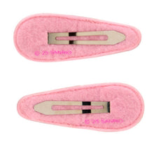 Load image into Gallery viewer, Hello Kitty Quilted Metallic Hair Clip Set of 2
