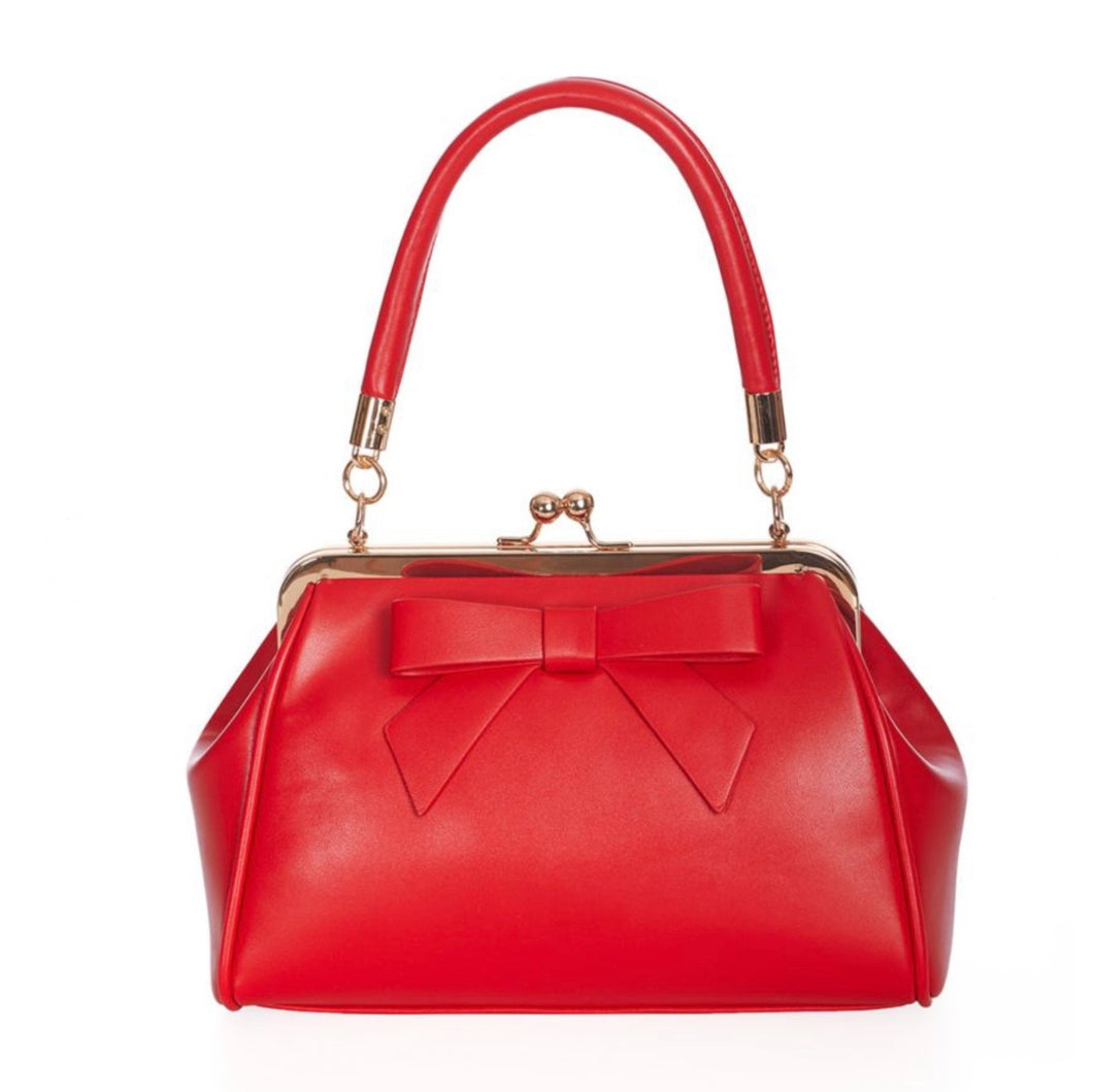 Red Daydream Kisslock Purse