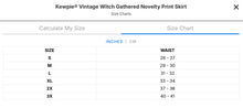 Load image into Gallery viewer, Kewpie Vintage Witch Gathered Skirt
