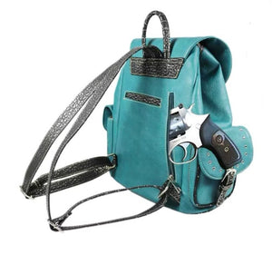 NEW Teal Sugar Skull Embroidered Adventure Backpack