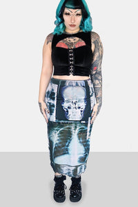 Moonspell Velvet Corset Style Cami Top