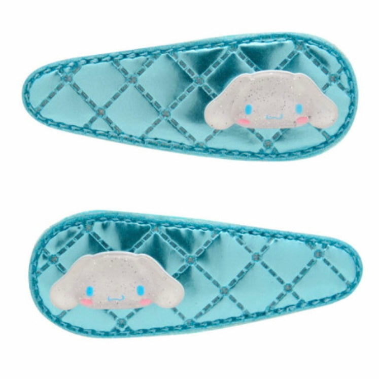 Cinnamoroll Quilted Metallic Hair Clip Set of 2