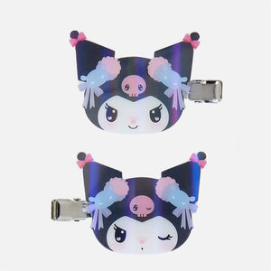 Kuromi Holo Bang Clips Set of 2